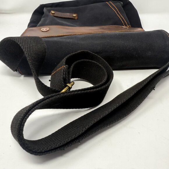 Augur Messenger Bag Canvas Shoulder Crossbody Commuter Urban Utility Minimalist - Picture 4 of 12